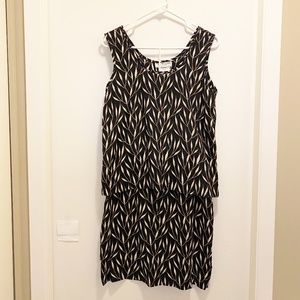 The Work 2 Piece Floral Tank & Skirt Set Black 4 S